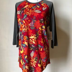 LuLaRoe Randy Baseball T-Shirt NWT